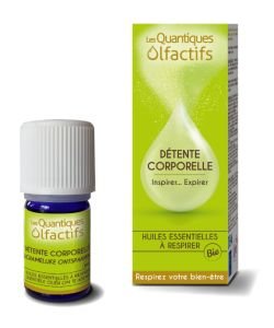 Détente corporelle- Quantique olfactif ( anciennement patience) BIO, 5 ml